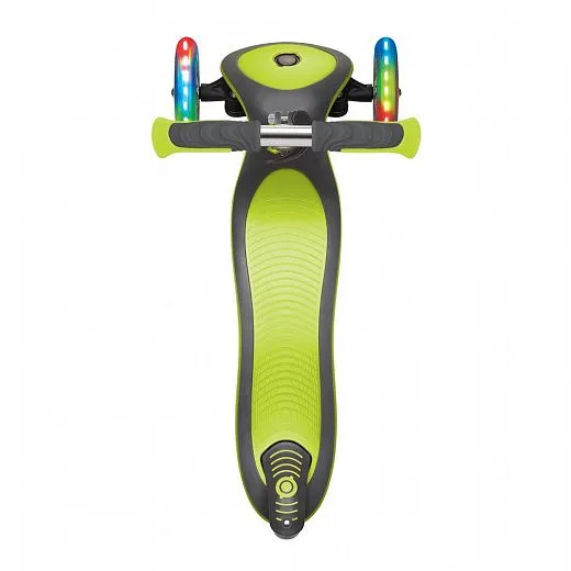 Globber Elite Deluxe Lights Green
