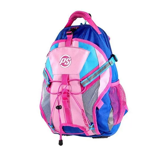 Powerslide Fitness Backpack - Pink/Grey/Blue