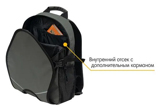 Asgard Junior Inline Skating Backpack Серый темный