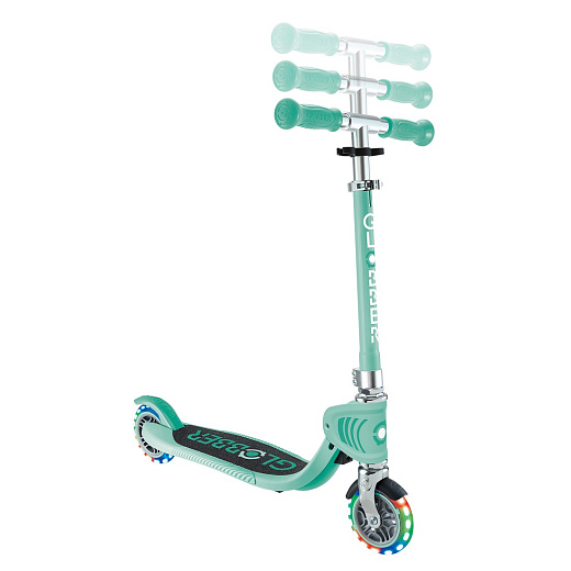 Globber Flow 125 Foldable Junior Lights - Mint