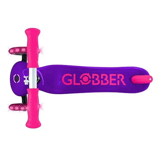Globber Primo Plus Lights Neon - Pink (442-810-4)