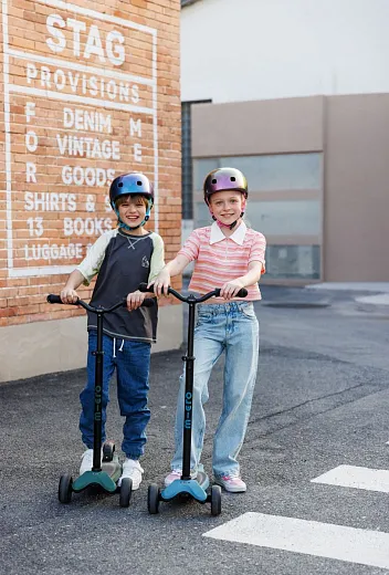 Micro Kickboard Reloaded, черничный