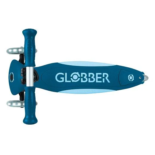 Globber Primo Foldable Plus Lights V2 - Lights Blue