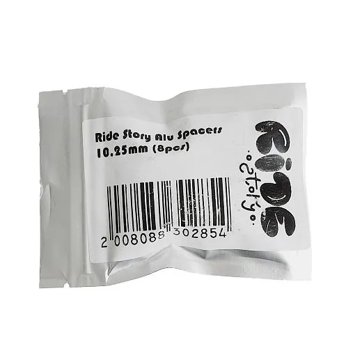 Ride Story Alu Spacers 10,25 (8pcs) Ride Story Alu Spacers 10,25 (8pcs)