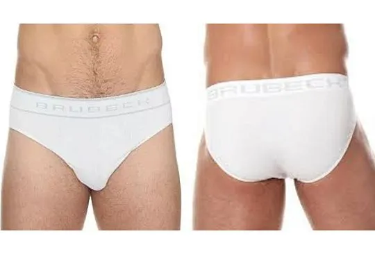Brubeck Swisscotton Man's Sport Brief BE00350 Popiel