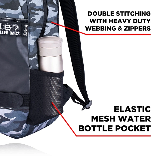 187 Killer Pads Standard Issue Backpack - Charcoal Camo 187 Killer Pads Standard Issue Backpack - Charcoal Camo