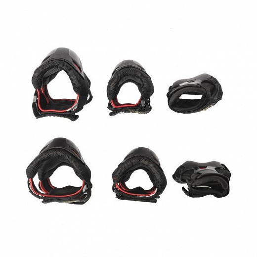 Rollerblade Skate Gear Junior 3-Pack - Black/Red