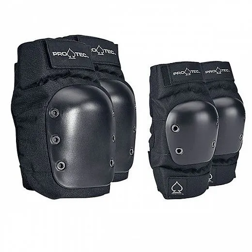 Pro-Tec Street Knee/Elbow Pad Set - Black