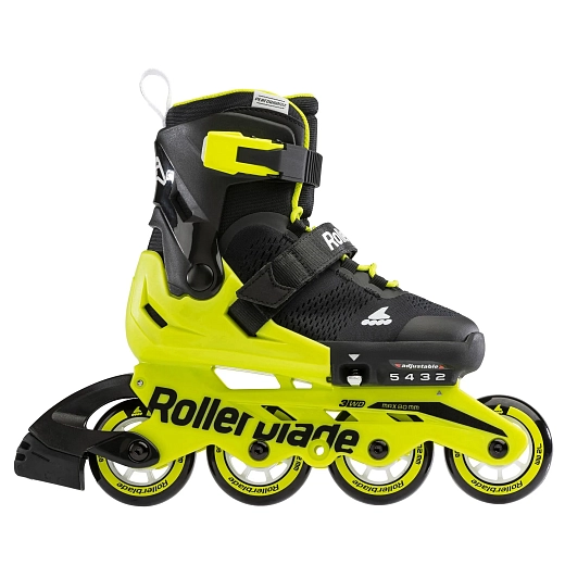 Rollerblade Microblade - Black/Neon Yellow