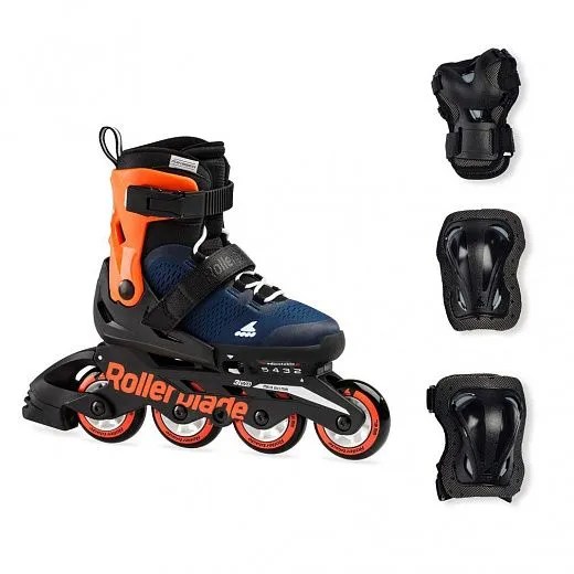 Rollerblade Microblade Combo - 2022 Midnight Blue/Warm Orange