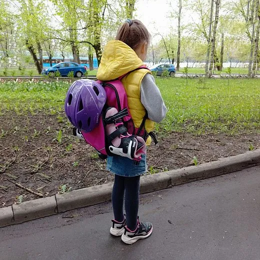 Asgard Junior Inline Skating Backpack Серый темный