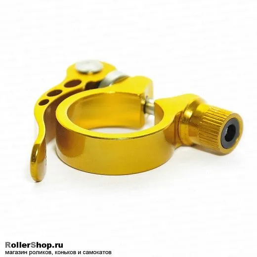 Хомут для руля самоката 31,8 мм. золотой Хомут для руля самоката 31,8 мм. золотой