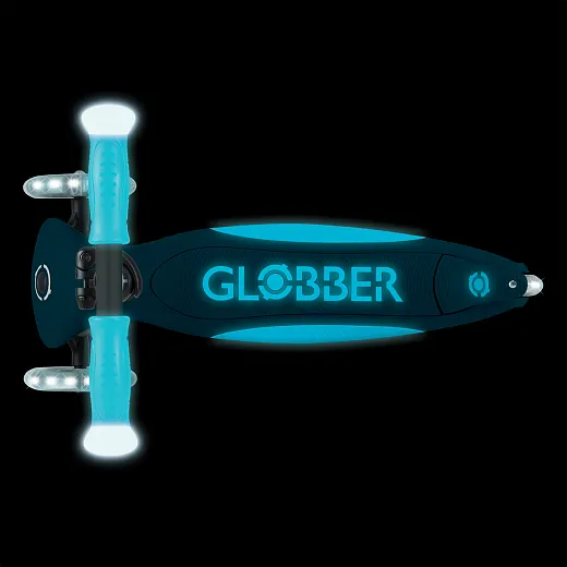 Globber Elite Glow Lights - Petrol Blue (839-100)