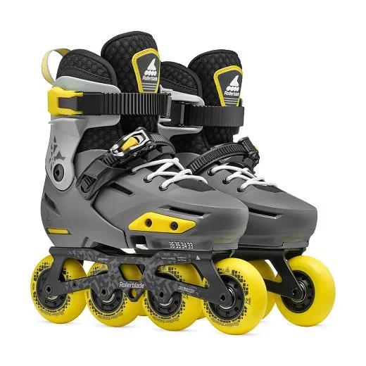 Rollerblade Apex - 25 Charcoal/Yellow