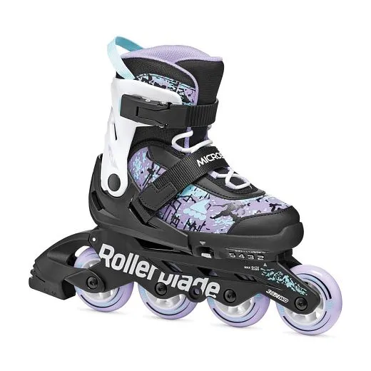 Rollerblade Microblade SL - 26 Black/Lavender/Light Blue Rollerblade Microblade SL - 26 Black/Lavender/Light Blue