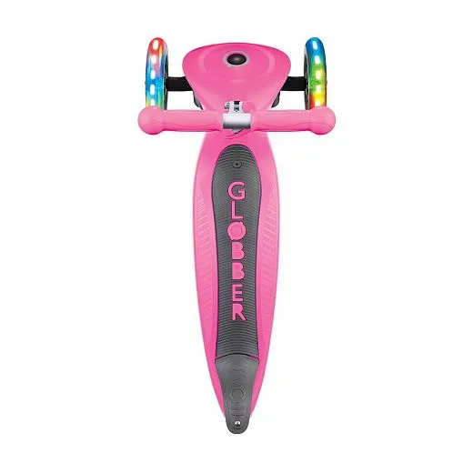 Globber Go Up Foldable Plus Lights - Pink (643-110) Globber Go Up Foldable Plus Lights - Pink (643-110)