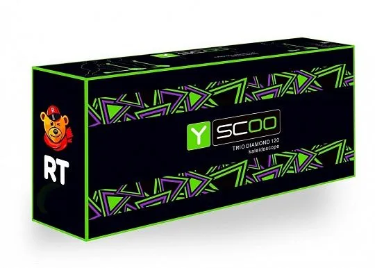 Y-scoo Trio Diamond 120 Kaleidoscope Green