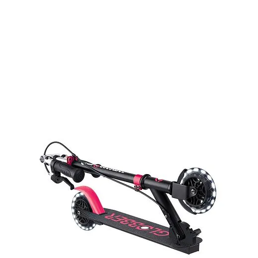 Globber Flow Element Junior Lights - Black/Pink