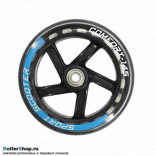 Tech Team Колесо в сборе для самоката 145 мм. blue