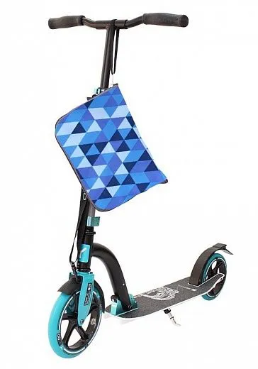 Y-scoo Чехол-портмоне для самоката 230 Ромбы голубые