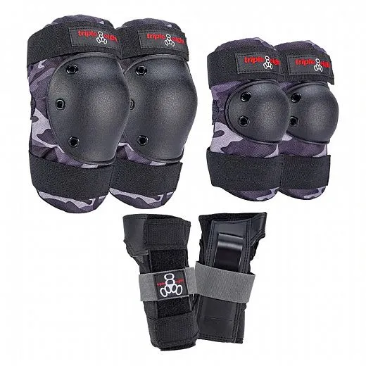 Triple 8 Saver 3-Pack - Char Camo
