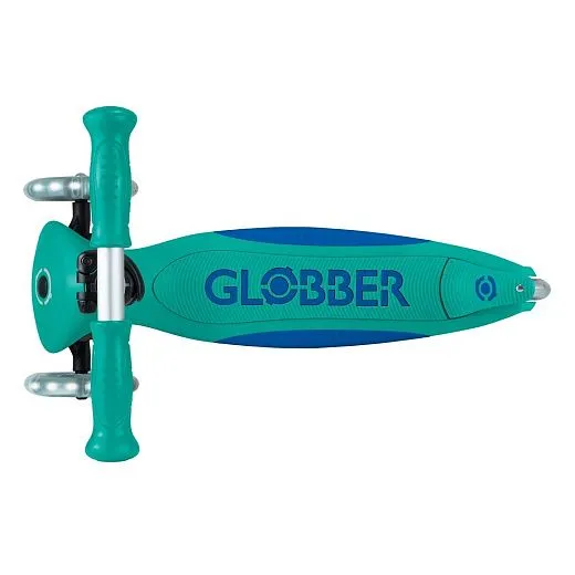 Globber Primo Foldable Plus Lights V2 - Emerald Green