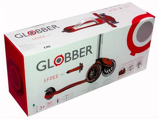 Globber My Free New Technology Red (Y-scoo)