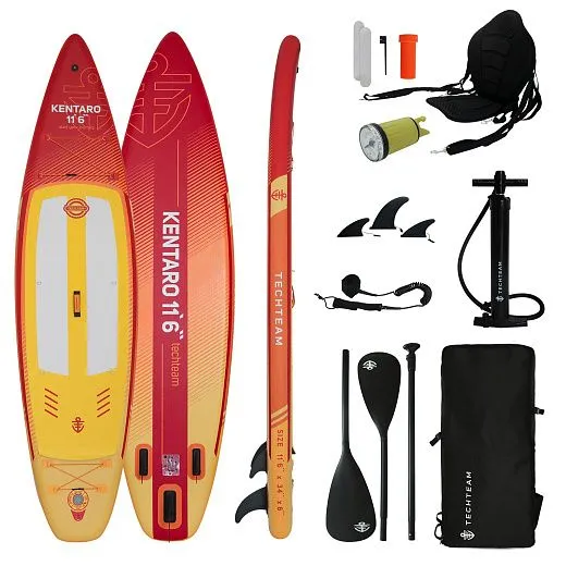 Tech Team Kentaro 11,6 - Red/Yellow 350x86x15