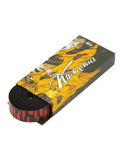 Комета Страйп черно красные