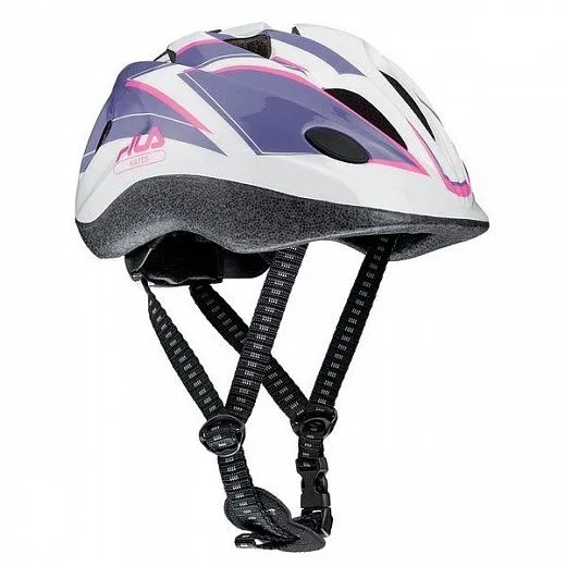 Fila Junior Girl Helmet - White/Pink Fila Junior Girl Helmet - White/Pink