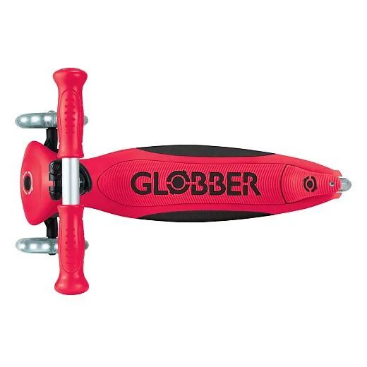 Globber Primo Foldable Plus Lights V2 - Red