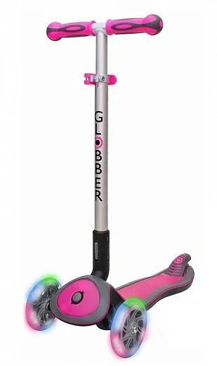 Globber Elite SL My Free Fold up Lights Pink