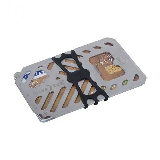 NiteIze FinancialTool Multi Tool Wallet Stainless NiteIze FinancialTool Multi Tool Wallet Stainless