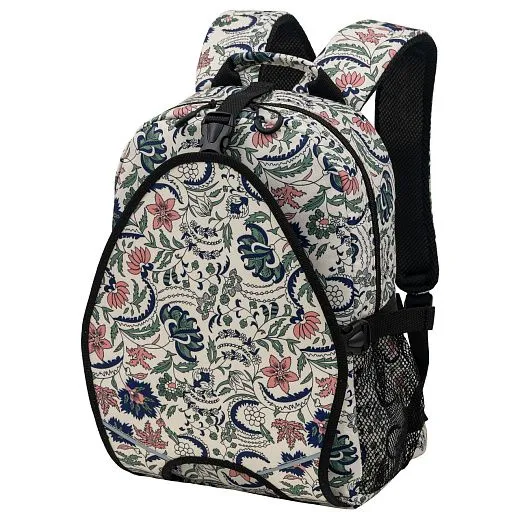 Asgard Adult Inline Skating Backpack - Цветы сине-зелен-беж