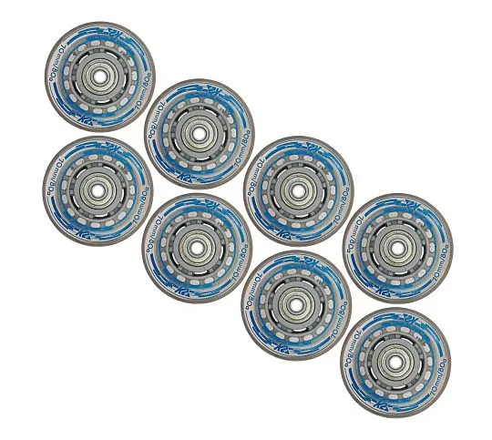 K2 70/80A Wheel 8-pack + Abec 3 + Nylon Spacers. Raider Blue K2 70/80A Wheel 8-pack + Abec 3 + Nylon Spacers. Raider Blue