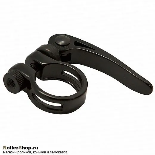 Хомут для руля самоката 34,9 мм. черный, облегченный Хомут для руля самоката 34,9 мм. черный, облегченный