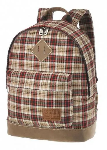 Asgard Р-5437 Шотландка беж-корич-красн