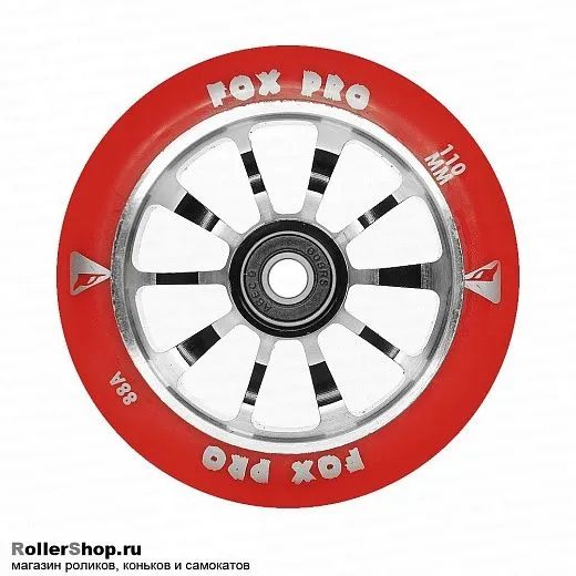 Fox Pro Колесо 110 мм. Winner Красный/черный