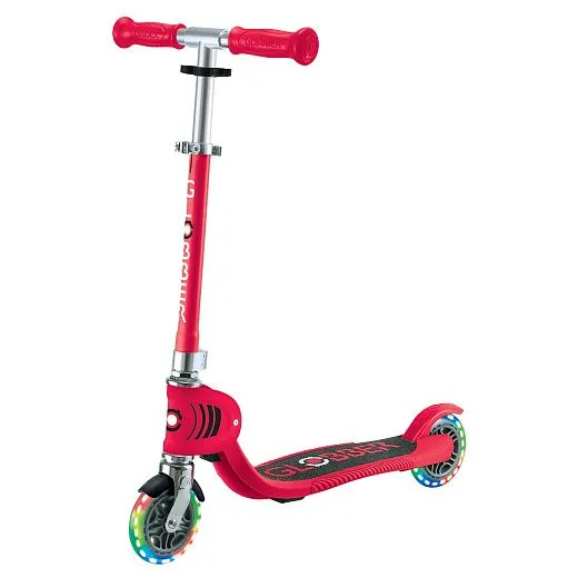 Globber Flow 125 Foldable Junior Lights - Red / Красный (870-102) Globber Flow 125 Foldable Junior Lights - Red / Красный (870-102)
