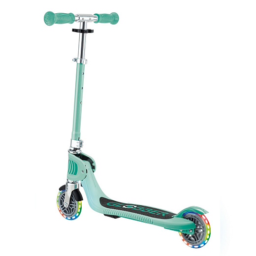 Globber Flow 125 Foldable Junior Lights - Mint