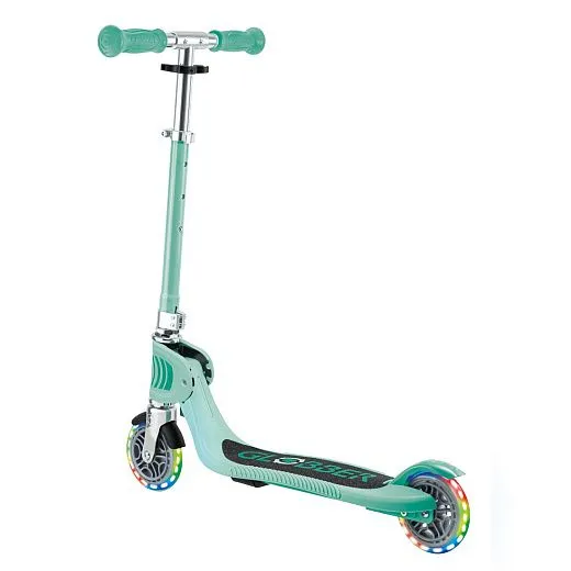 Globber Flow 125 Foldable Junior Lights - Mint