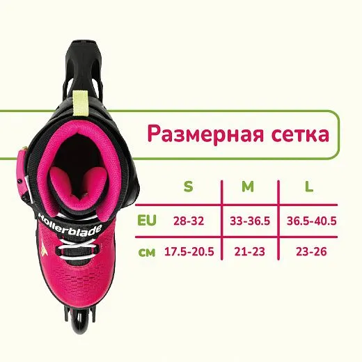Rollerblade Microblade - 2022 Pink/Light Green
