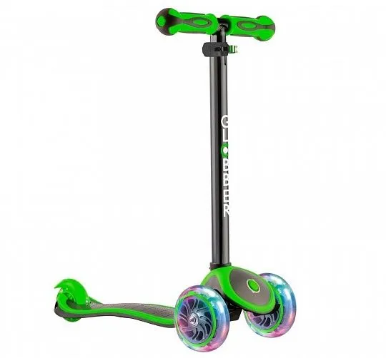 Globber My Free Up Titanium Lights Green