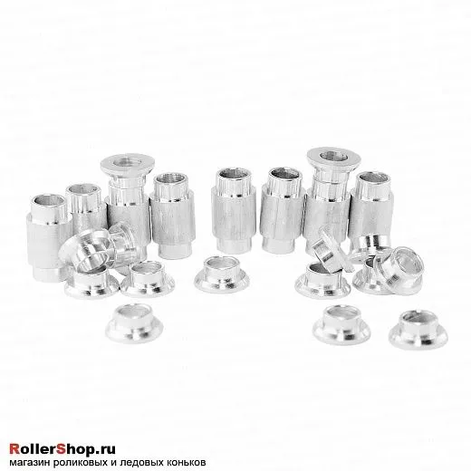 Explore Алюминиевые втулки 6 мм. трехсоставные, набор 8 шт.