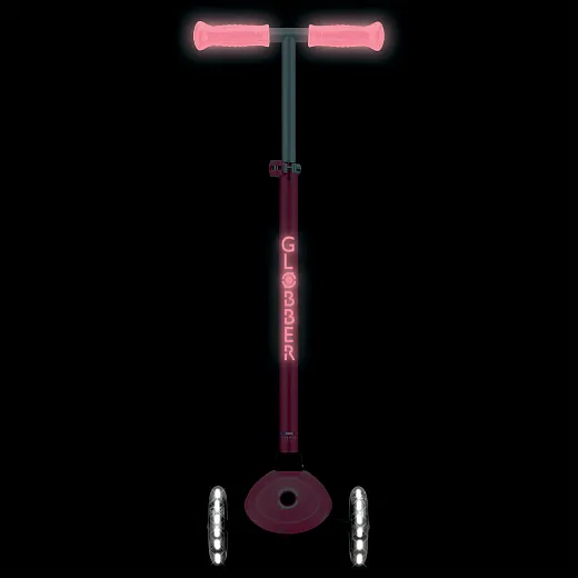 Globber Primo Plus Glow Lights - Coral Pink (443-110)