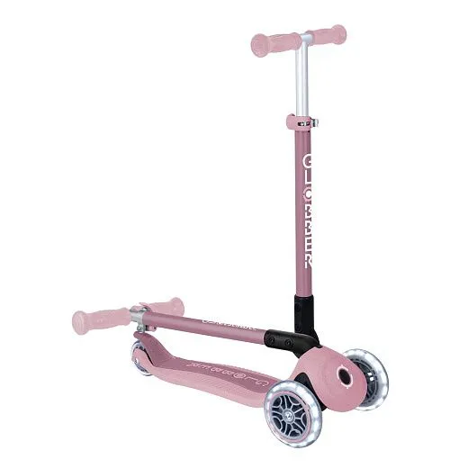 Globber Primo Foldable Lights Ecologic - Berry