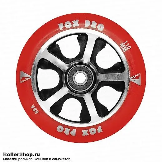Fox Pro Колесо 110 мм. 5UC-2 Красный/черный Fox Pro Колесо 110 мм. 5UC-2 Красный/черный