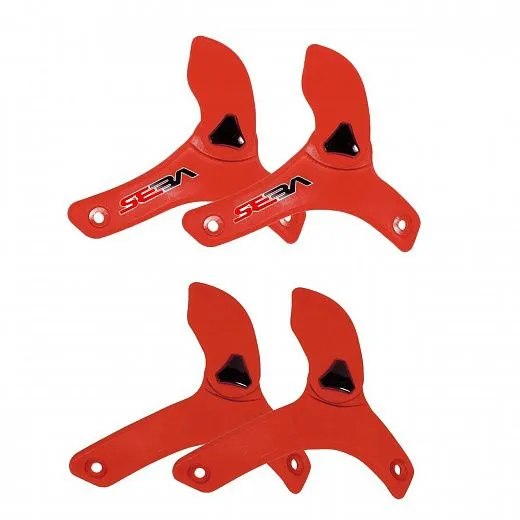 Seba Triangle Cuff Red