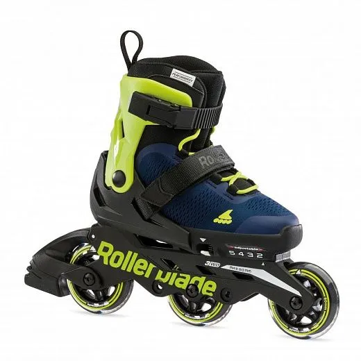 Rollerblade Microblade 3WD - 2022 Blue Royal/Lime