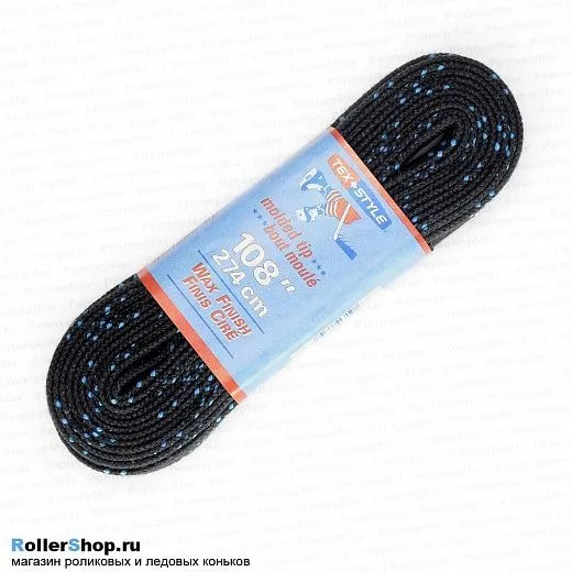 TexStyle Шнурки с пропиткой Black